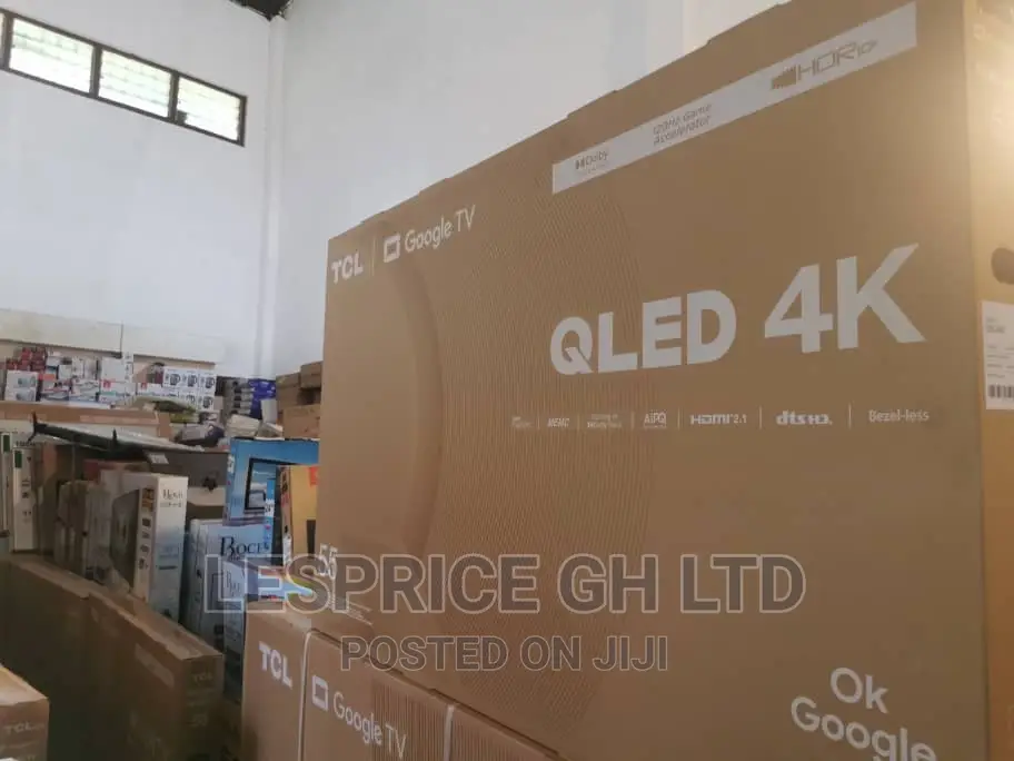 Frameless ~TCL 55” Android HDRTV
