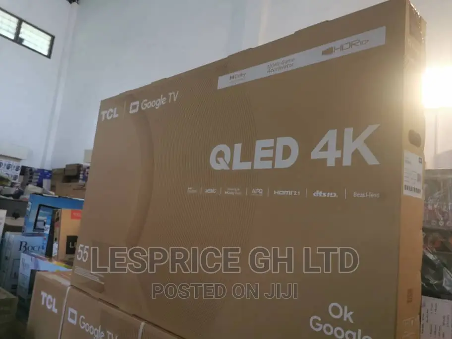 Edgeless Design ~TCL 55” Android TV
