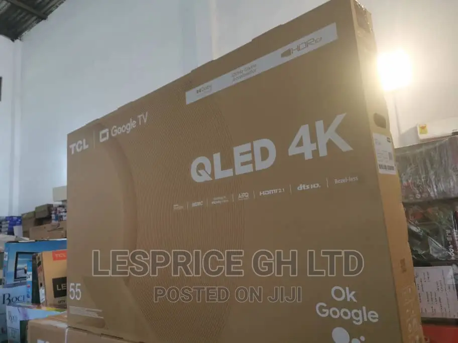 Edgeless Design ~TCL 55” Android TV