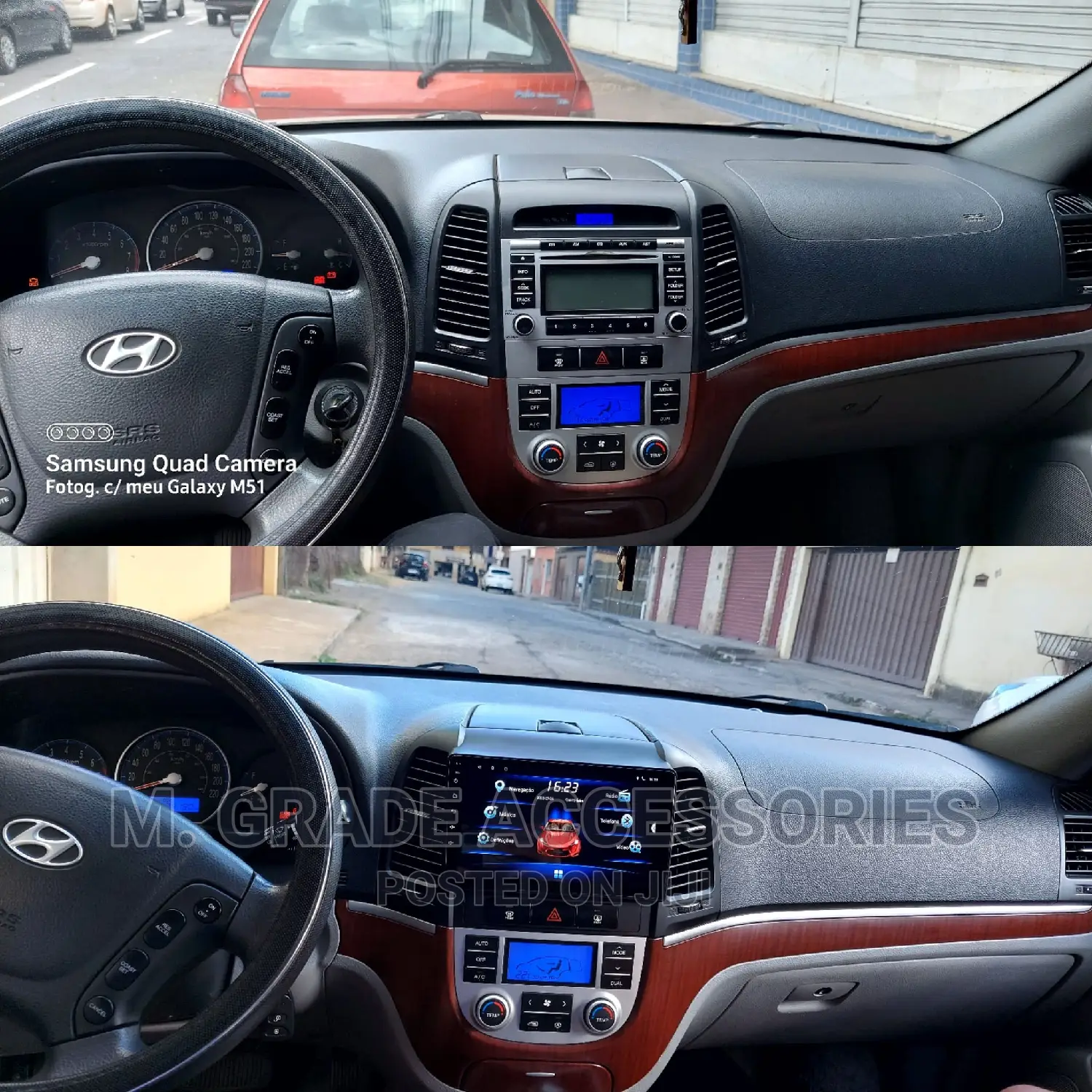 Santa Fe Premium Android Radio With Carplay Android Auto