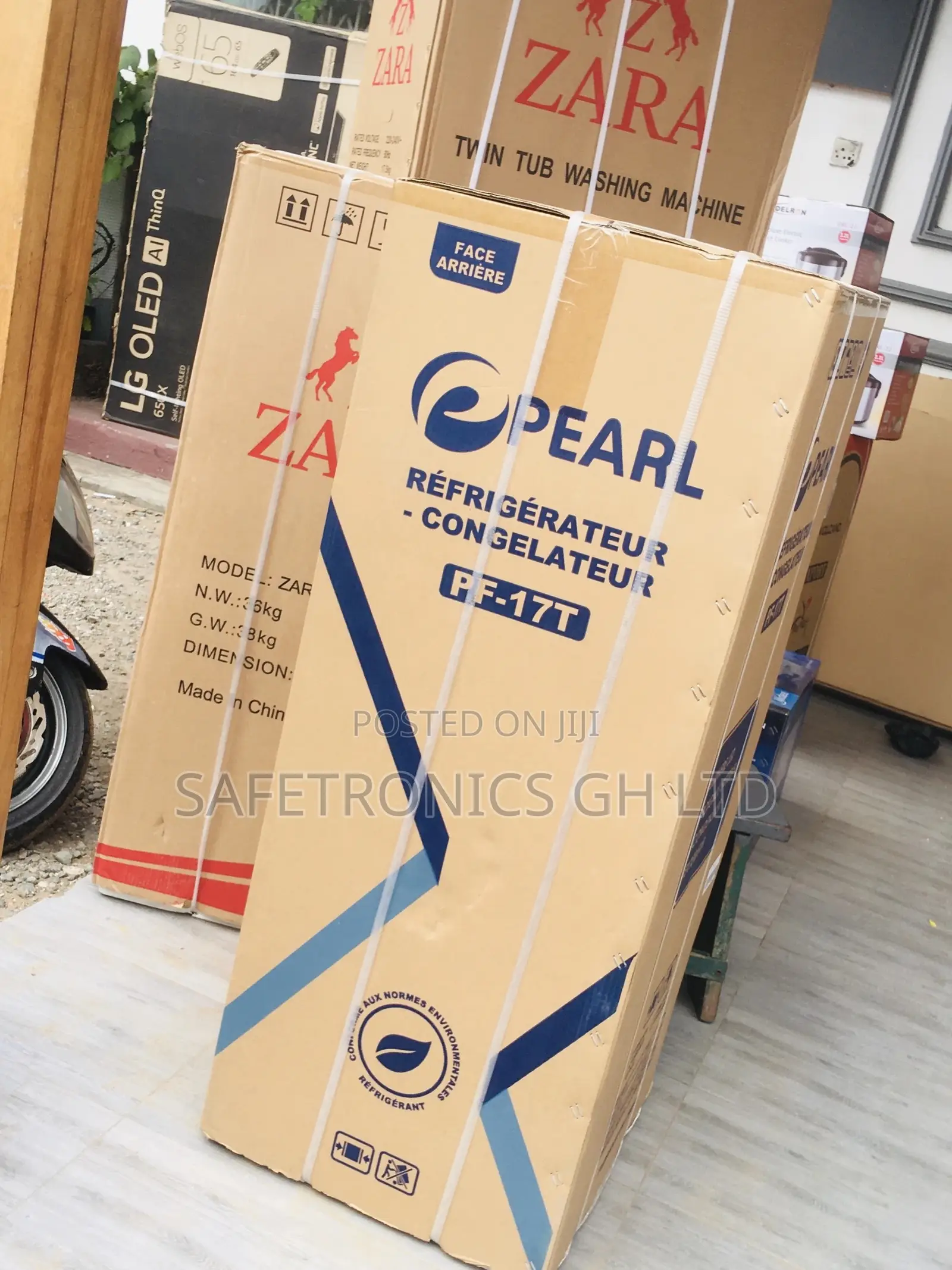Topfreezer Pearl Pf-17t Doubledoor Fridge 
