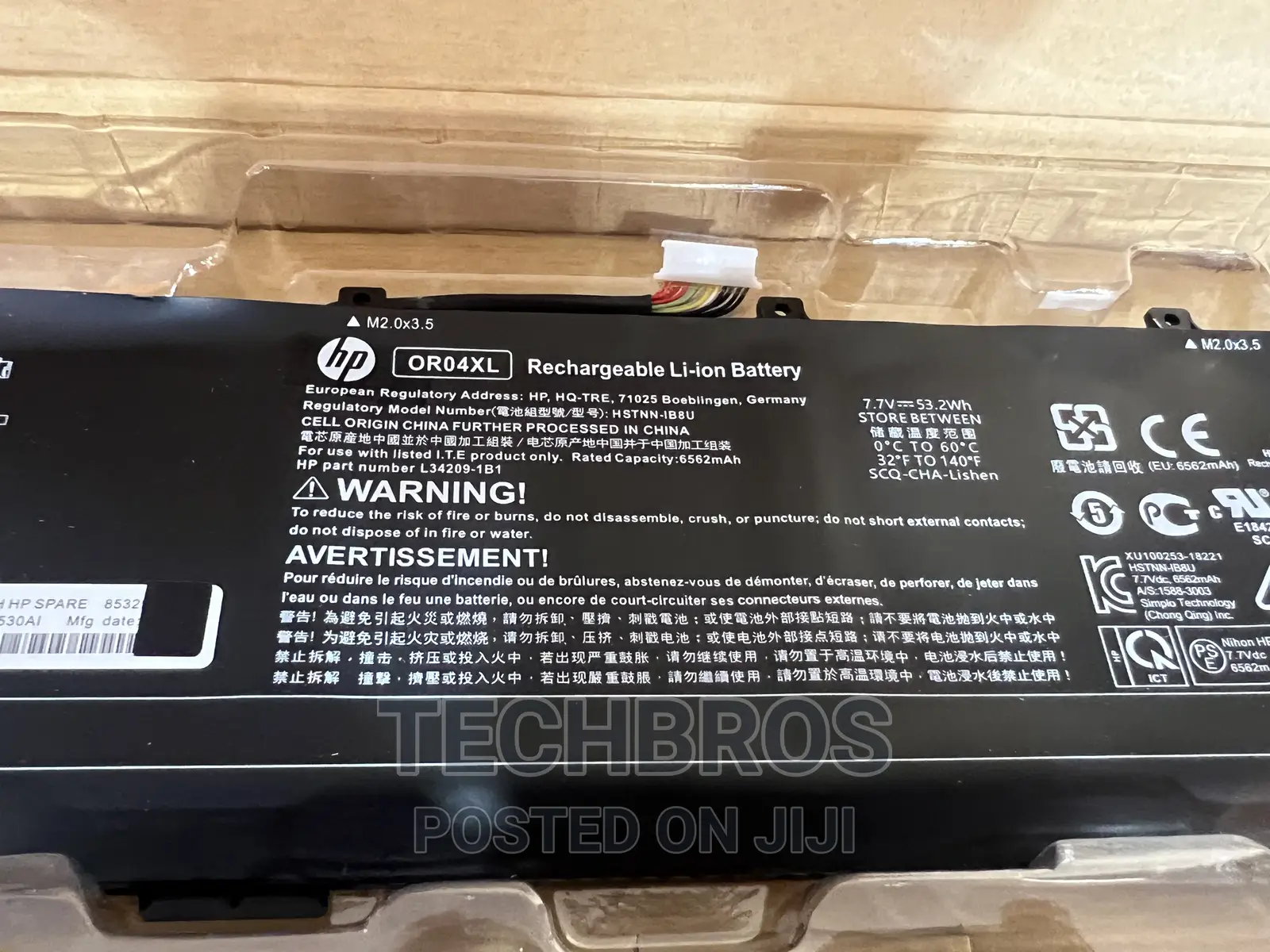 Original Laptop Battery Or04xl Hp Elitebook X360 830 G5 G6