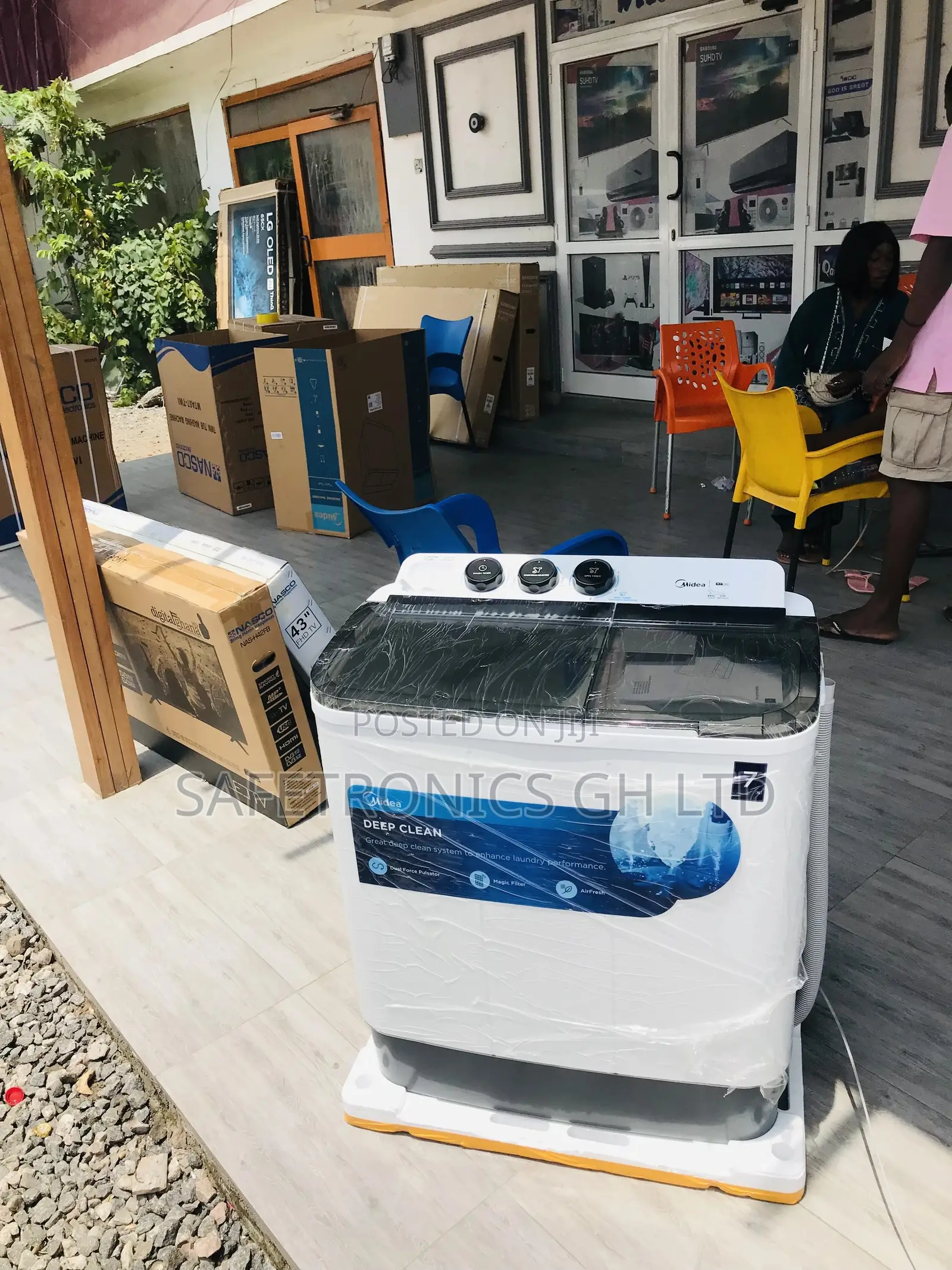 Topload Washingmachine 7kg Midea Semiautomatic 