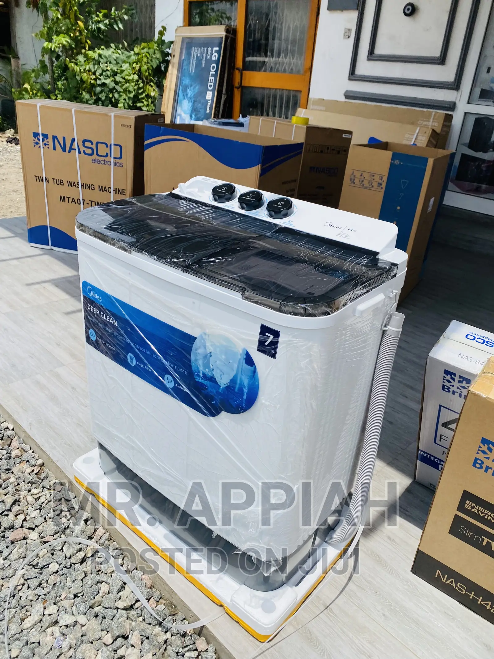 Affordable Midea 7kg Washing Machine(White)Top Load 