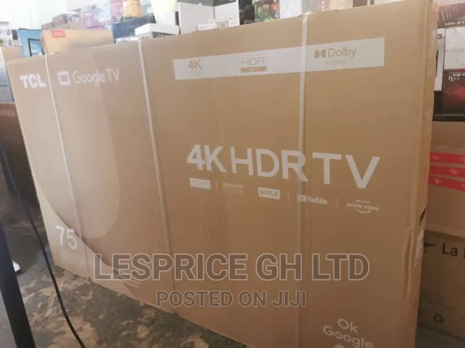 TCL 75” Android Smart Netflix