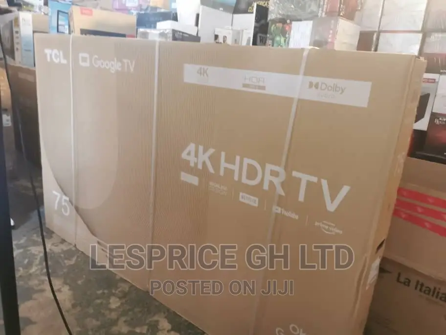 TCL 75” Ok Google Android Smart Digital TV