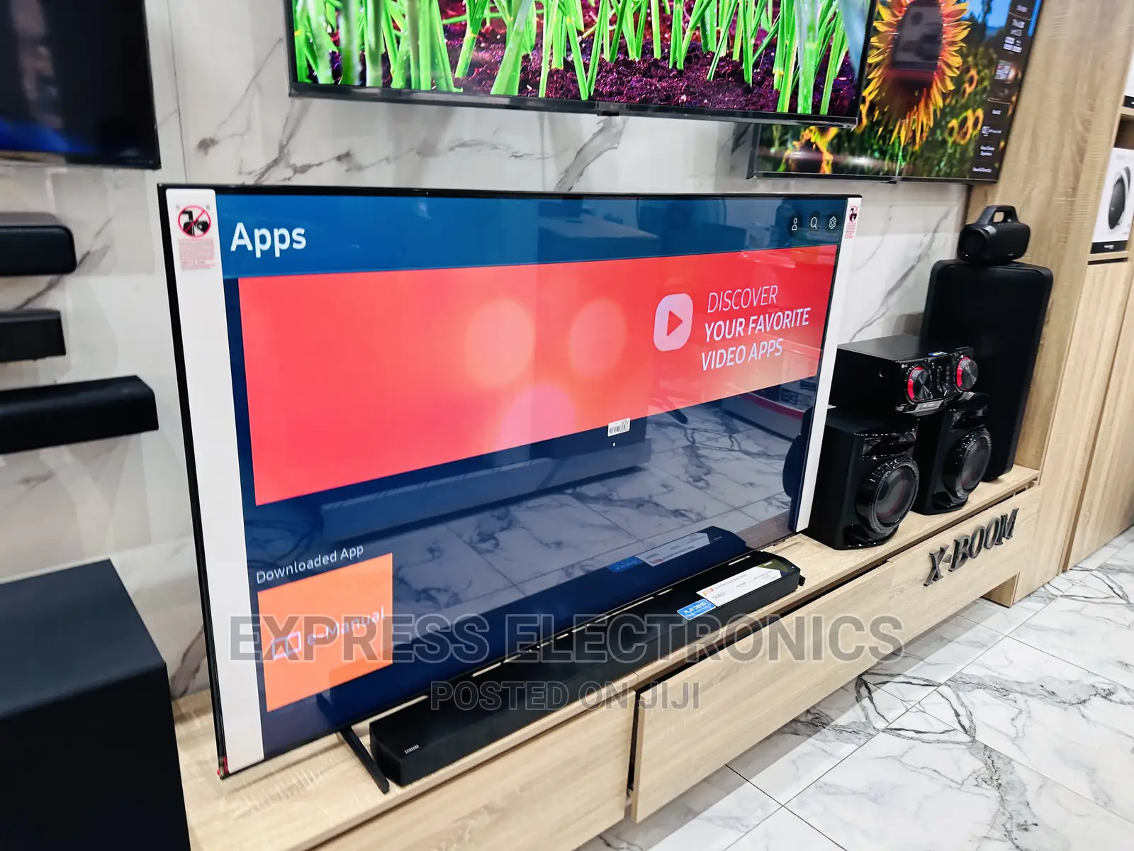 Affordable Big Screen Smart 65”Bu8000 Samsung Tv 