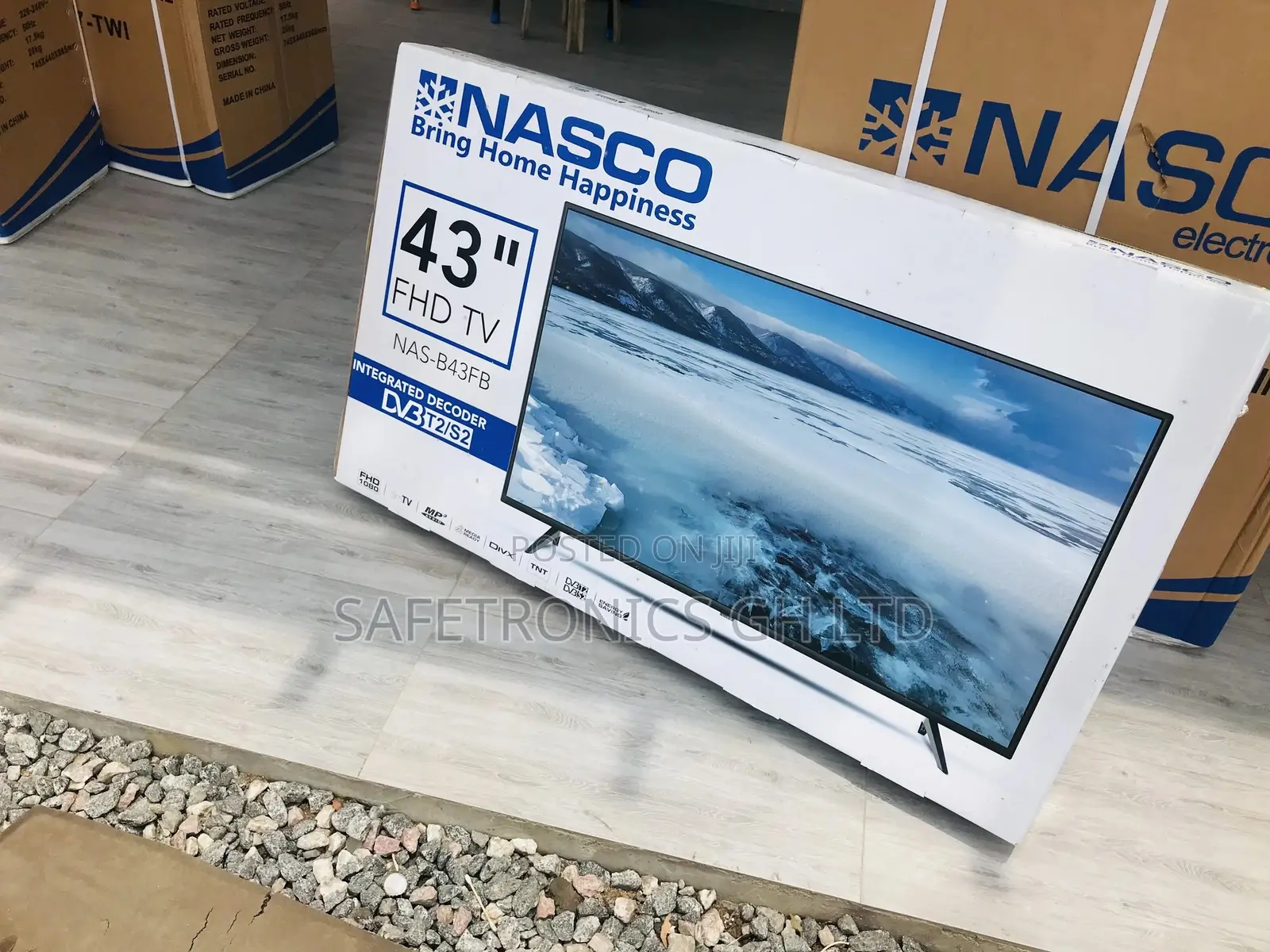 Glossy LED Digital Nasco 43 Inches Satellite  Tv
