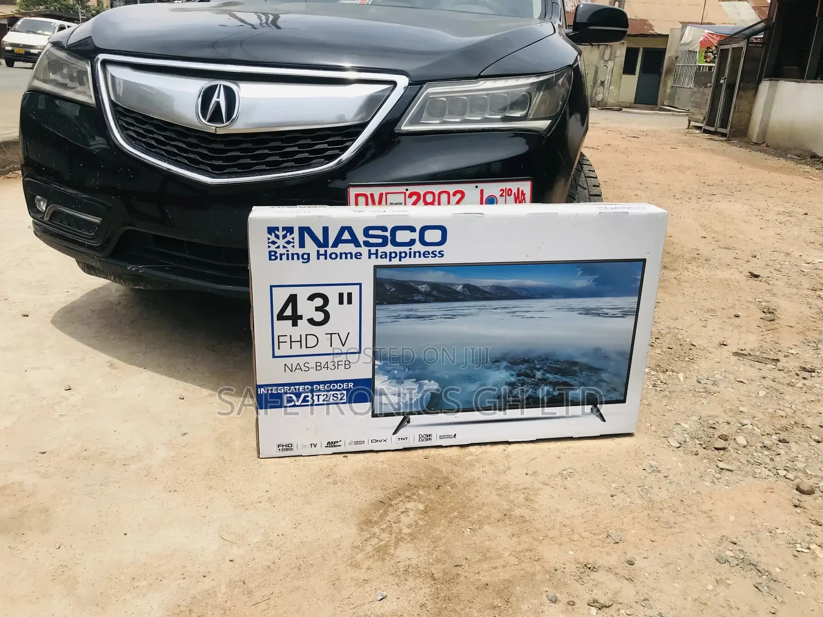 New Nasco Digital 43 Inches Glossy LED Satellite Tv 