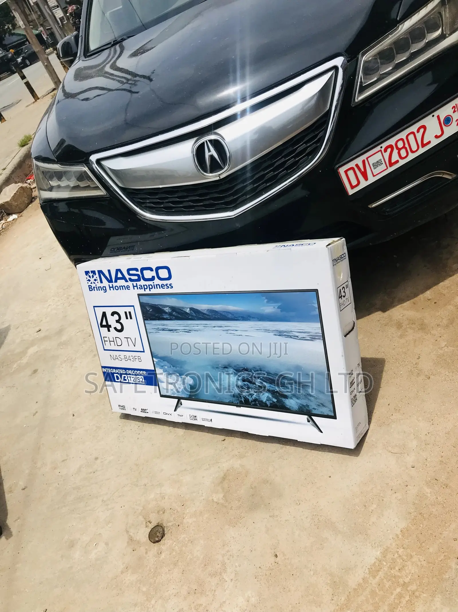 Unique Glossy Satellite Digital 43 Inches LED Nasco Tv 