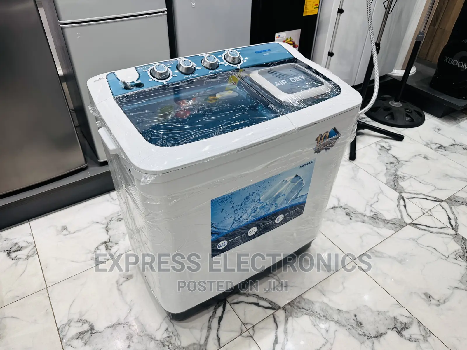 Fresh and Clean 10kg Topload Washing Machine Nasco White
