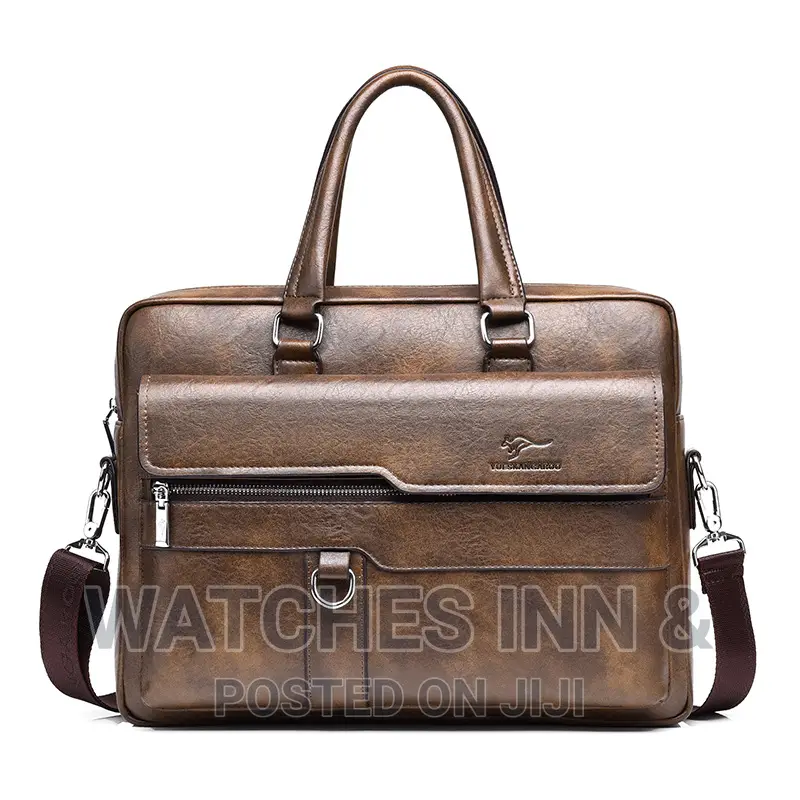 Buy 1 Get 1 Free Executive Men's Leather Bag / Briefcase