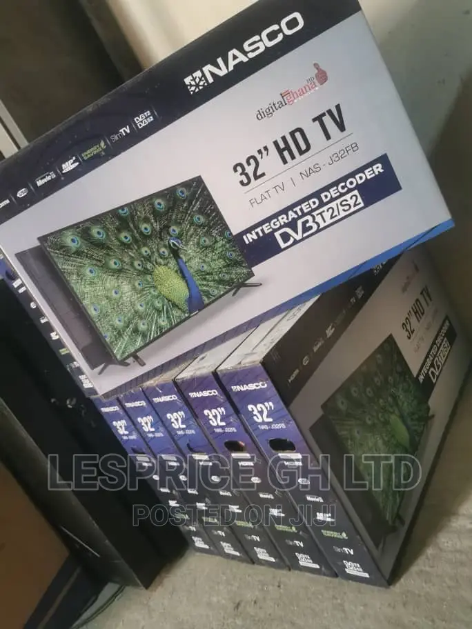 Nasco 32 Inches 768p DVB T2s2 Satellite Tv