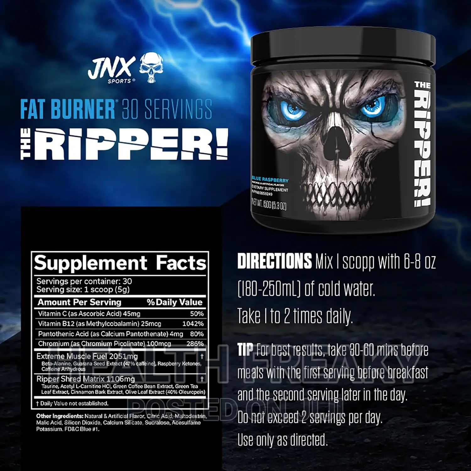 Weight Loss and Fat Burner the Ripper Energy Slim