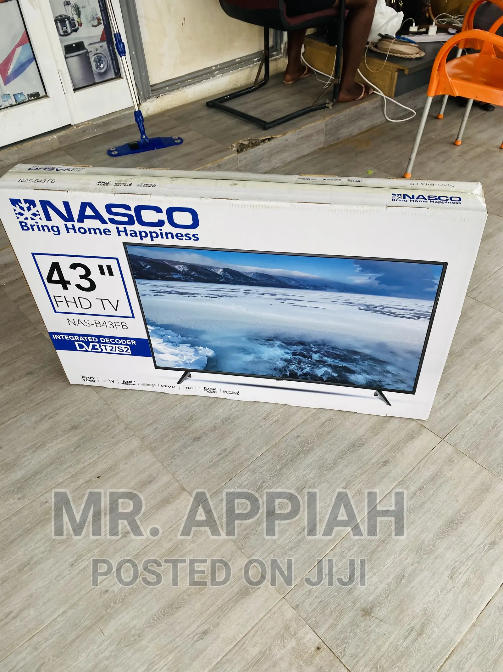 High Definition Entertainment Nasco 43” Digital Satelite Tv