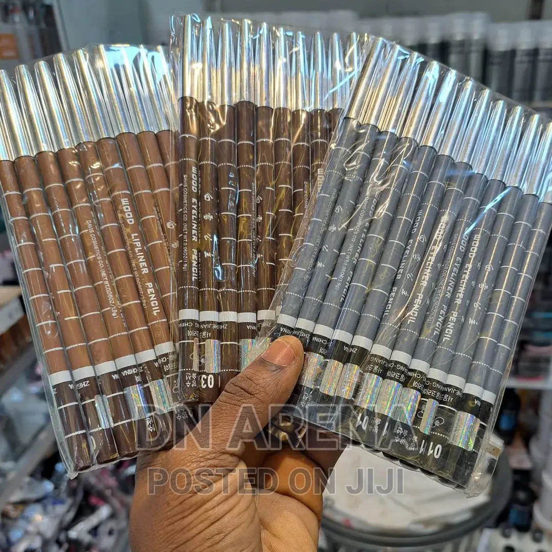 Wood Lipliner Pencil/Brow Pencil 12pcs