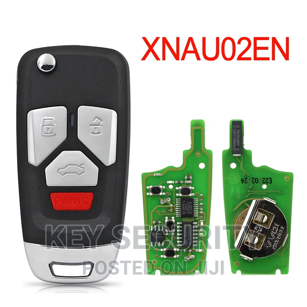Xhorse XNAU02EN Wireless Remote for Audi Style Flip 4 Button