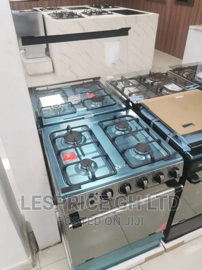Midea 60x60cm Gas Cooker~Stainless Steel