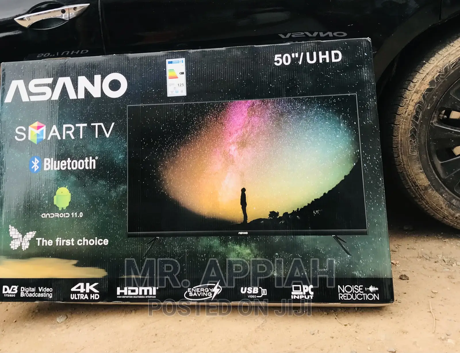 Energy Saving Asano 50 Inch Uhd Smart + Bluetooth Led Tv.