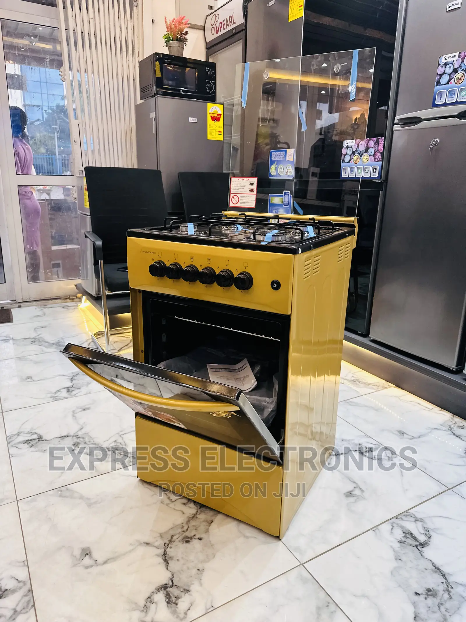 Upgrade to Gas Volcano Gold Gas Cooker 50/50 4burner