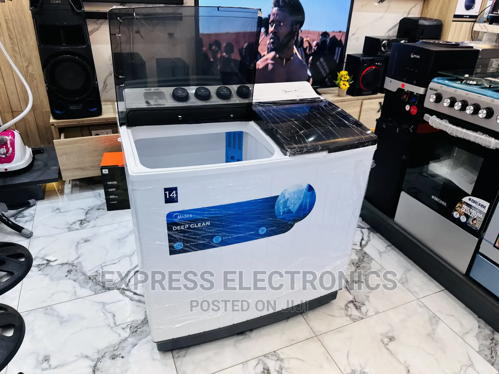 Quiet and Powerful Washing Machine Midea 14kg Topload