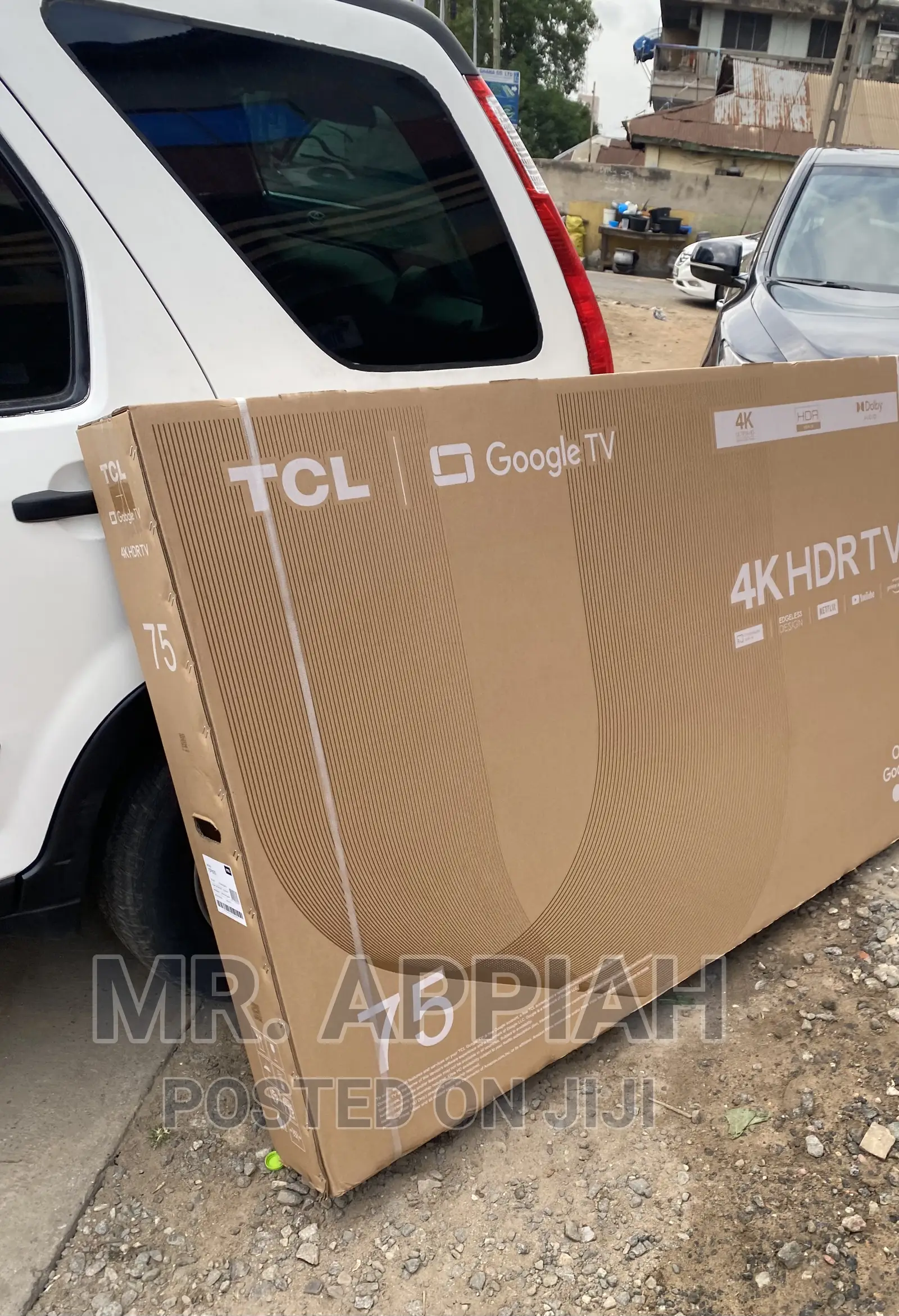 Fresh in Box  TCL 75P635 75 Inch HDR LED Tv(Black) 