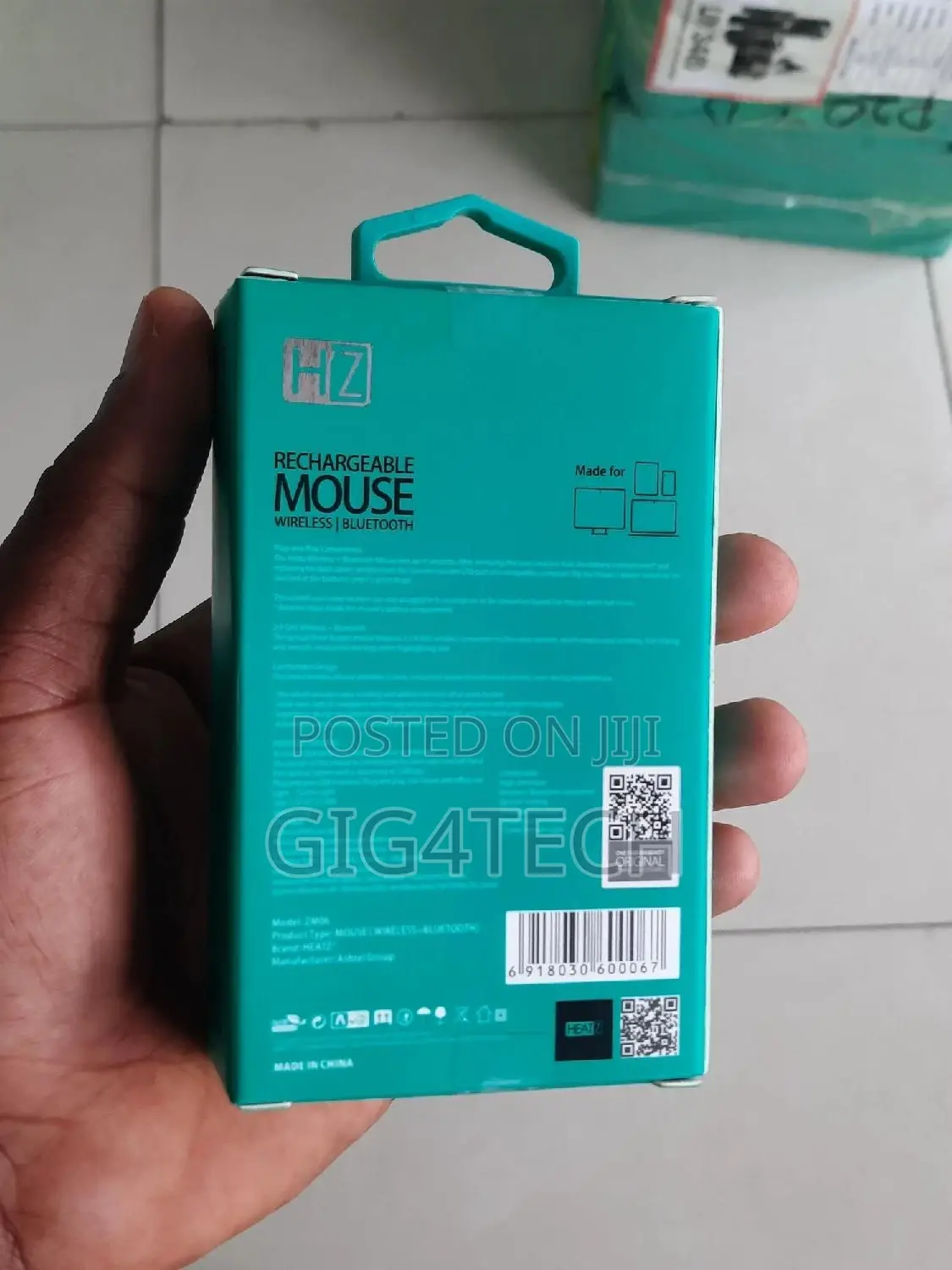 Heatz RGB Rechargeable Wireless Mouse Zm06