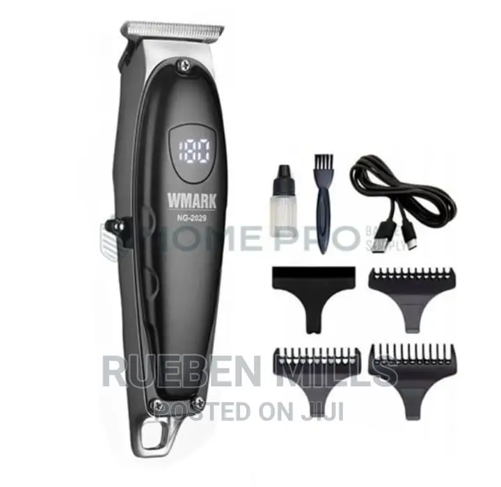 Black Wmark NG 2029 Skin Detailer Barbering Shaving Machine