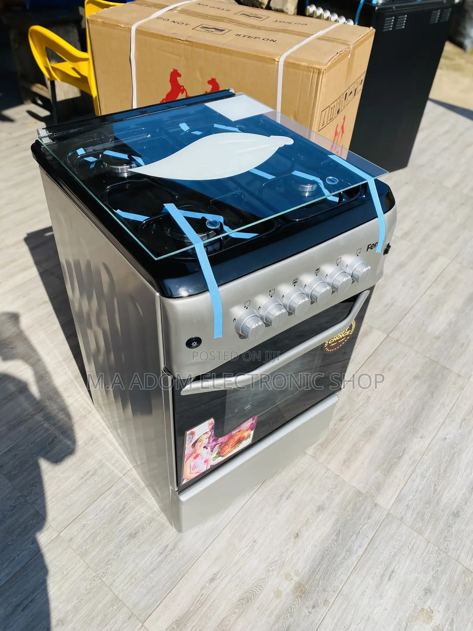 Foreign Design Ferre 50x55 4 Gas Burner With Oven Grill.