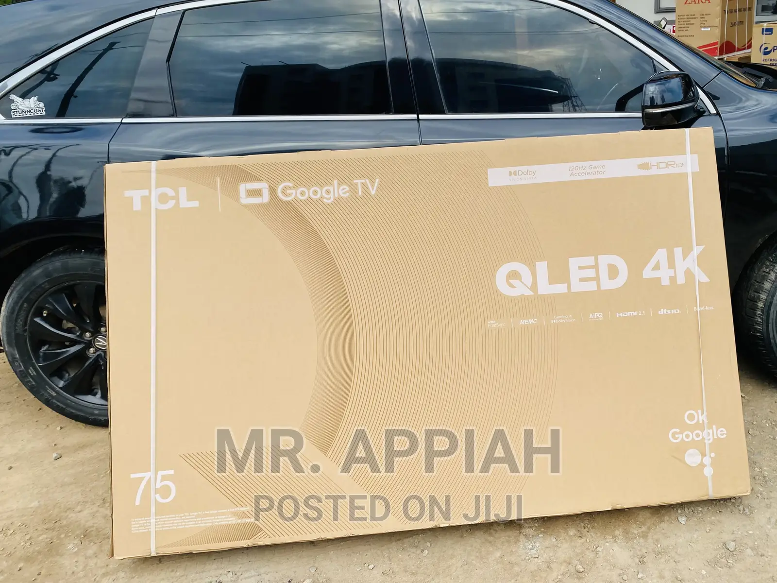 Authentic New TCL 75-C645 75 Inch QLED Smart Tv(Black) 