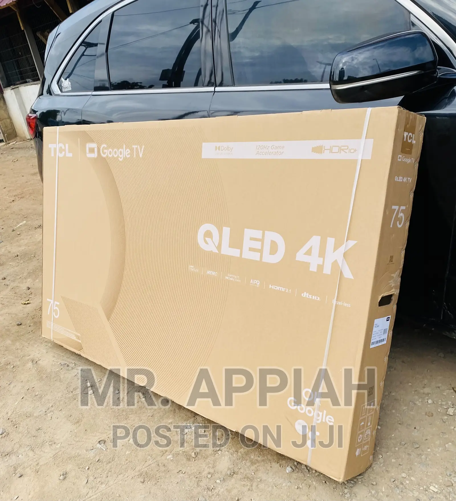 Authentic New TCL 75-C645 75 Inch QLED Smart Tv(Black) 