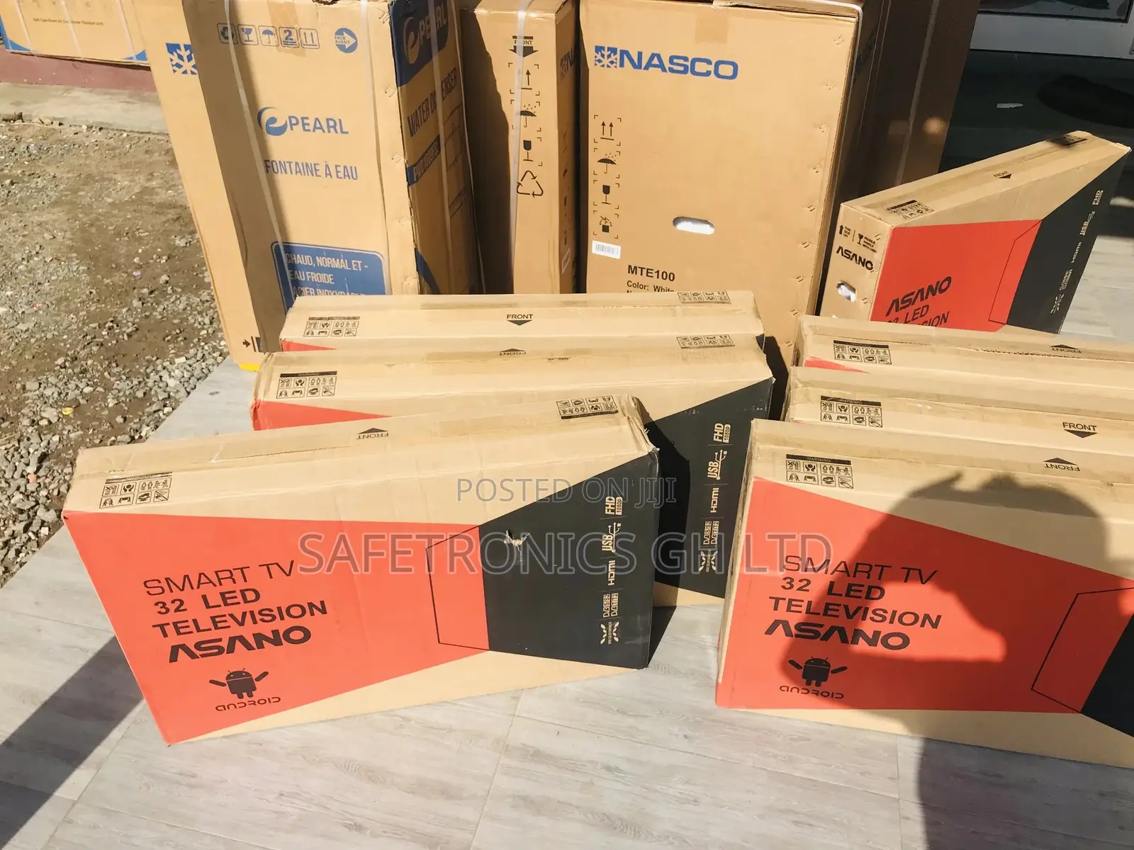 Neatly Sealed Smart Uhd Asano 32 Inches Glossy Led Tv