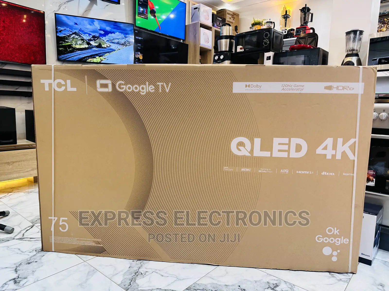 Score Big With TCL QLED Smart Android 75”C645 Tv 