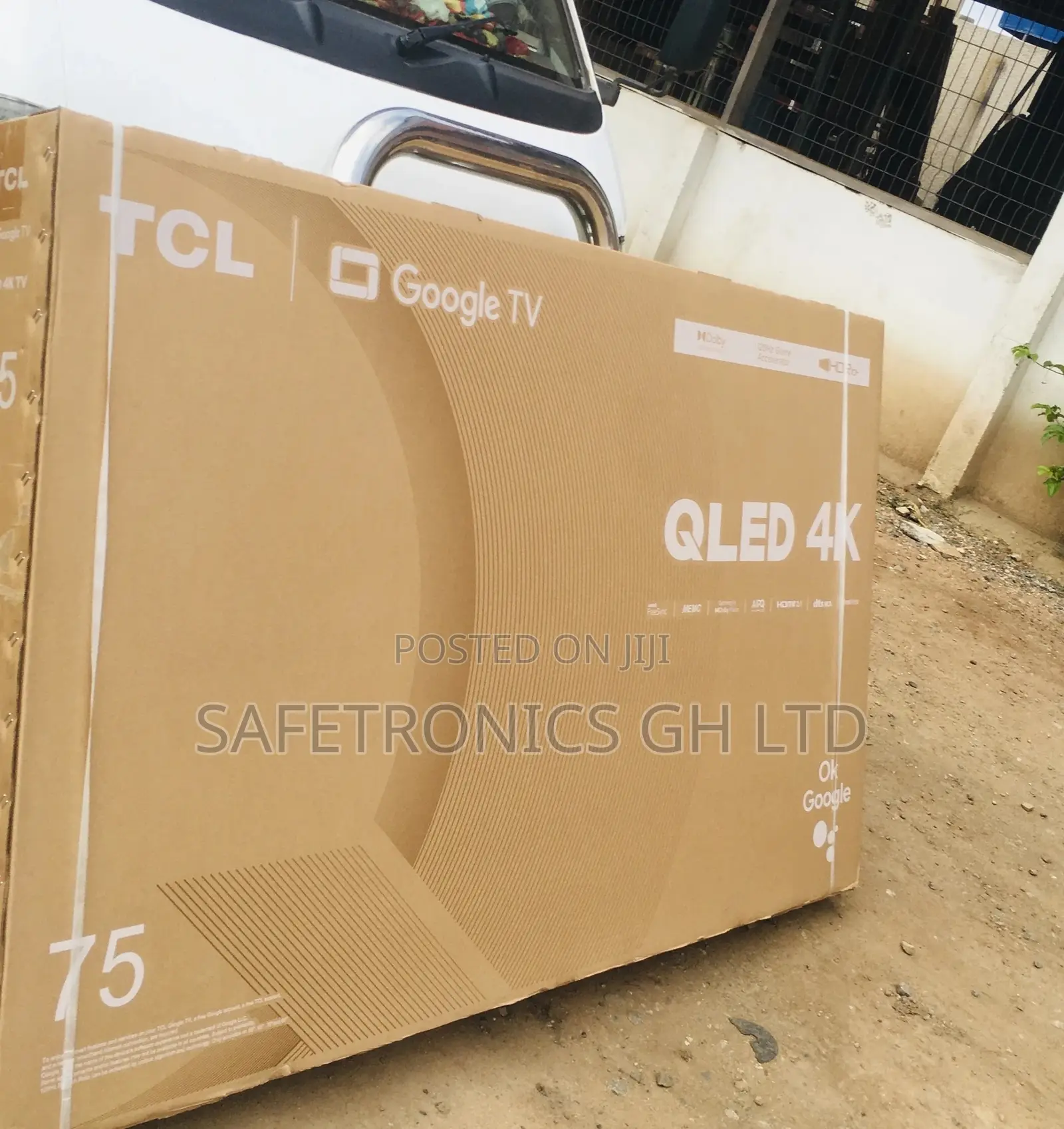 Glossy QLED TCL 75 Inches C635  HDR Tv 