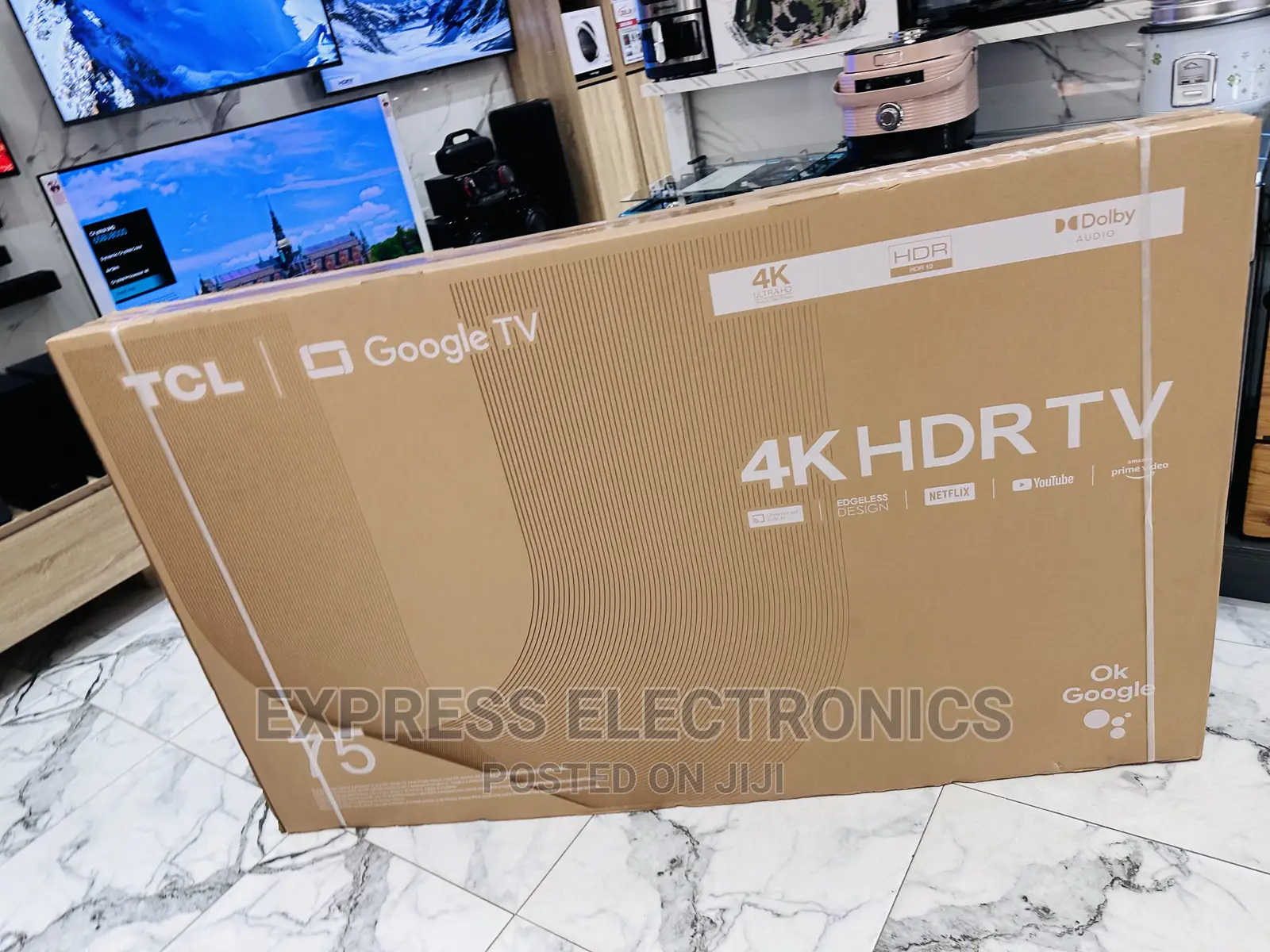 Your Dream Tv TCL UHD Smart 75”P635 Tv 