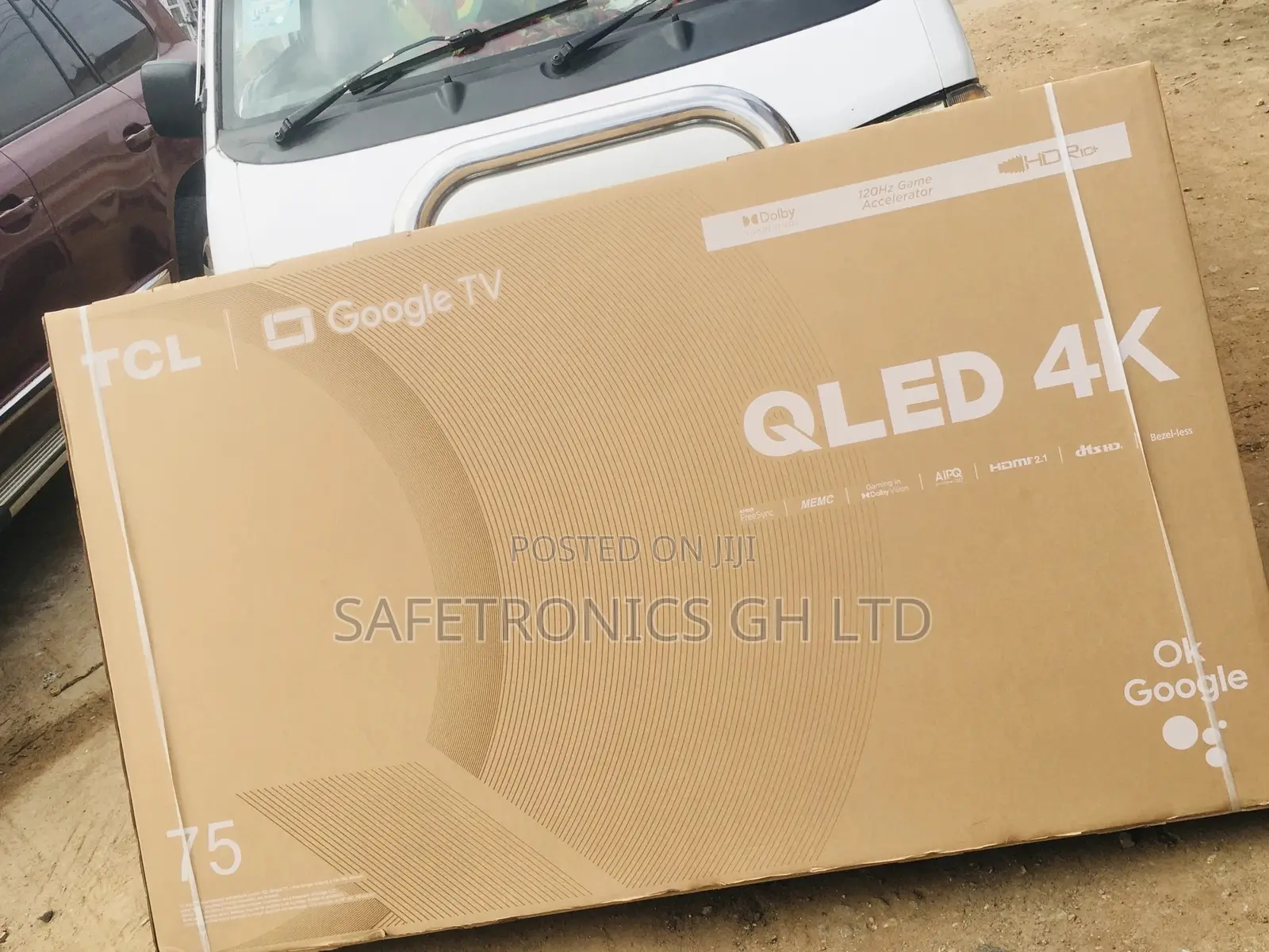  UHD Crystal Smart QLED TCL C635 75 Inches Glossy Tv