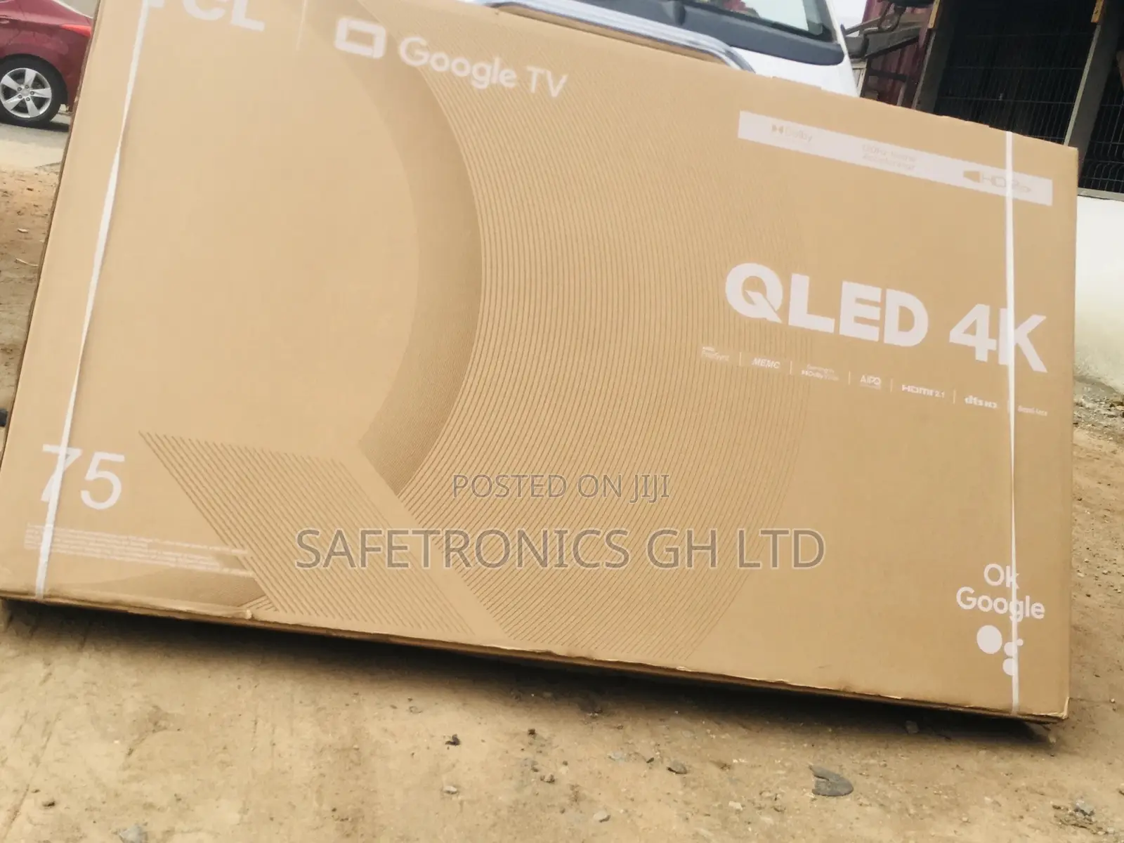  UHD Crystal Smart QLED TCL C635 75 Inches Glossy Tv