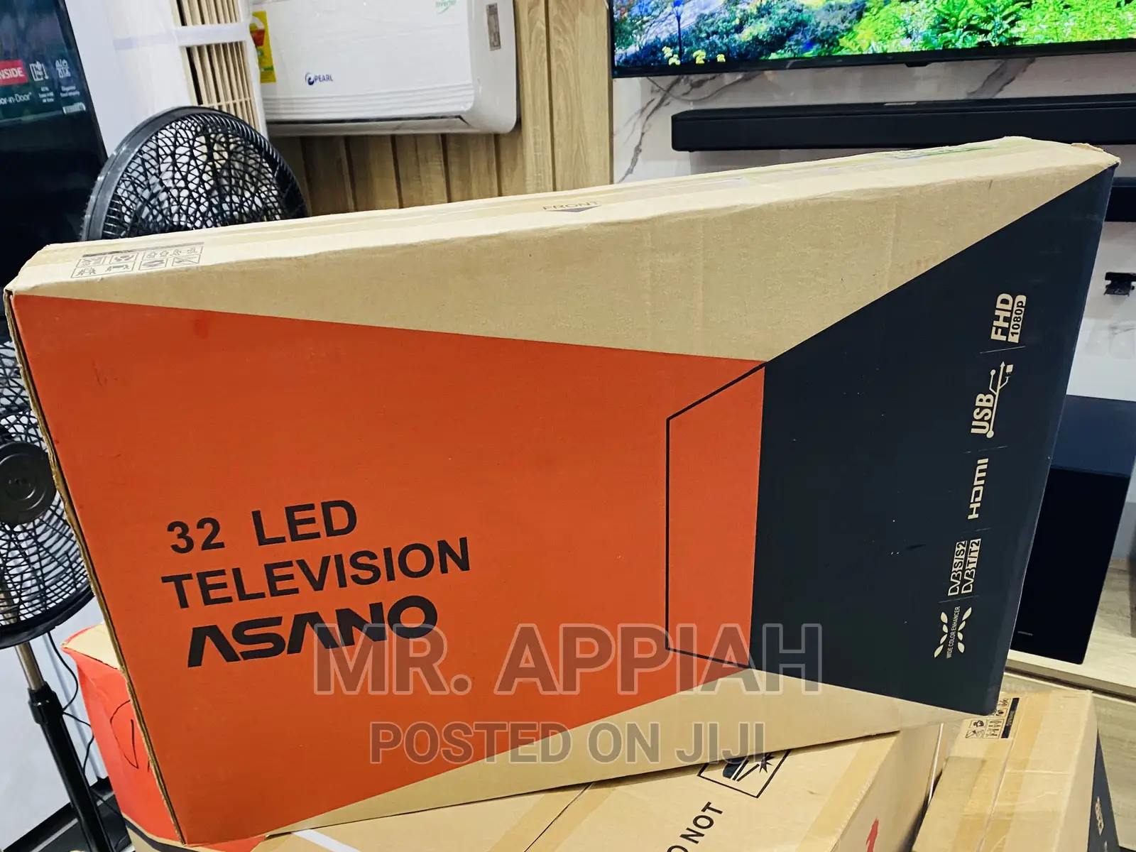 Extra Quality Asano 32 Inch Digital Satelite Led Tv(Black).