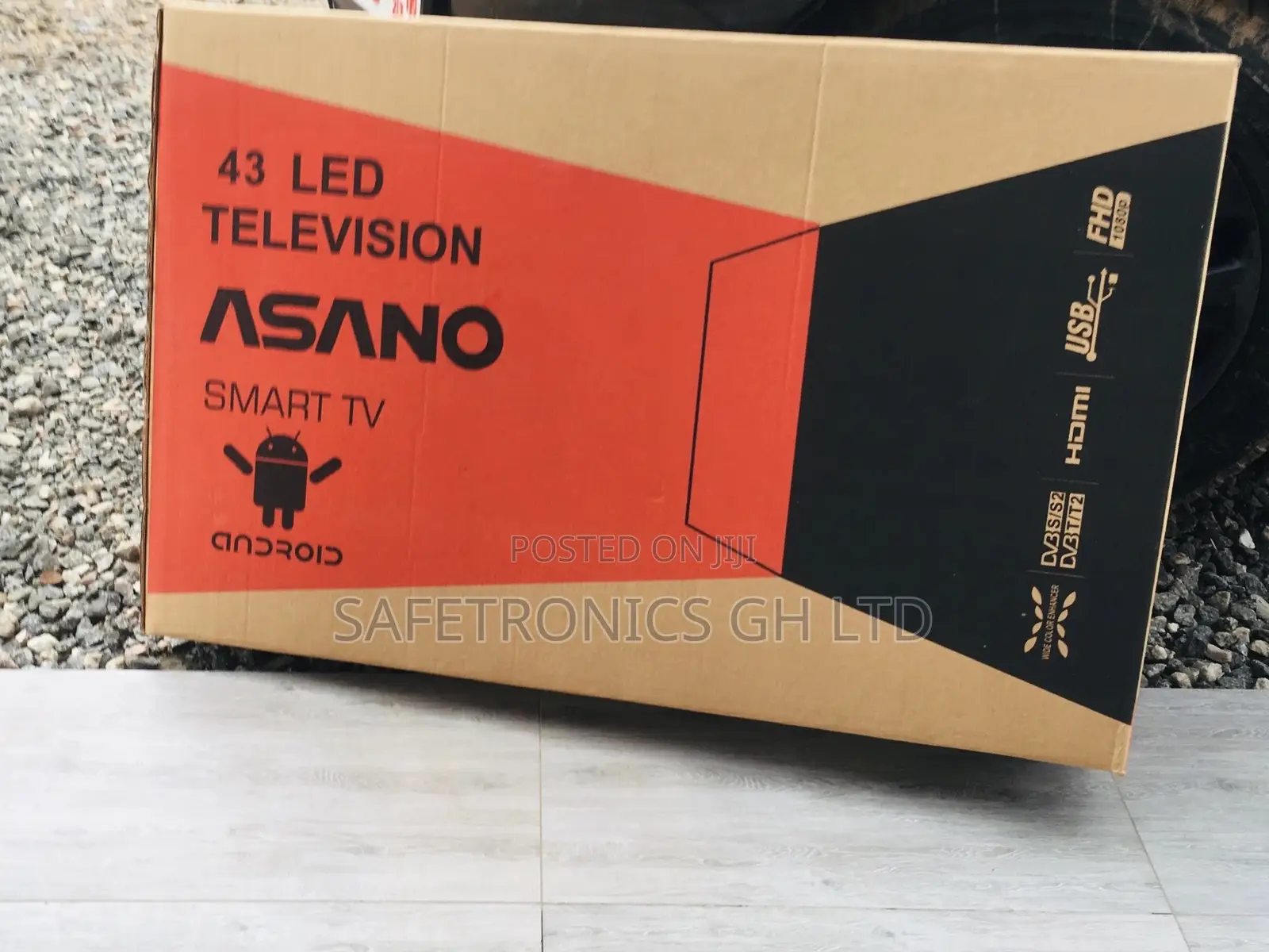 Crystal Smart Asano 43 Inches Glossy LED Tv