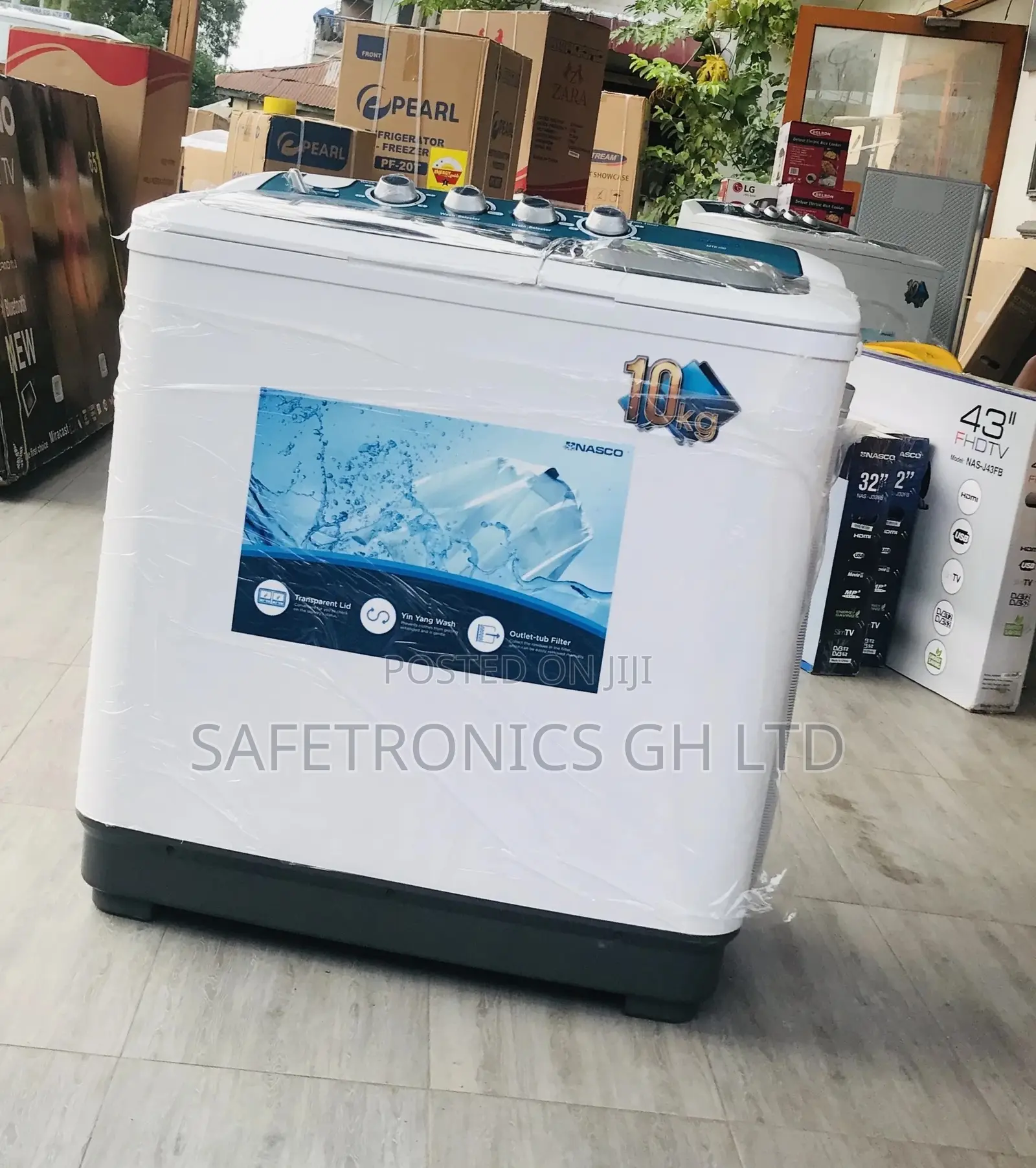 10kg Washingmachine Topload Semiautomatic Nasco Original 
