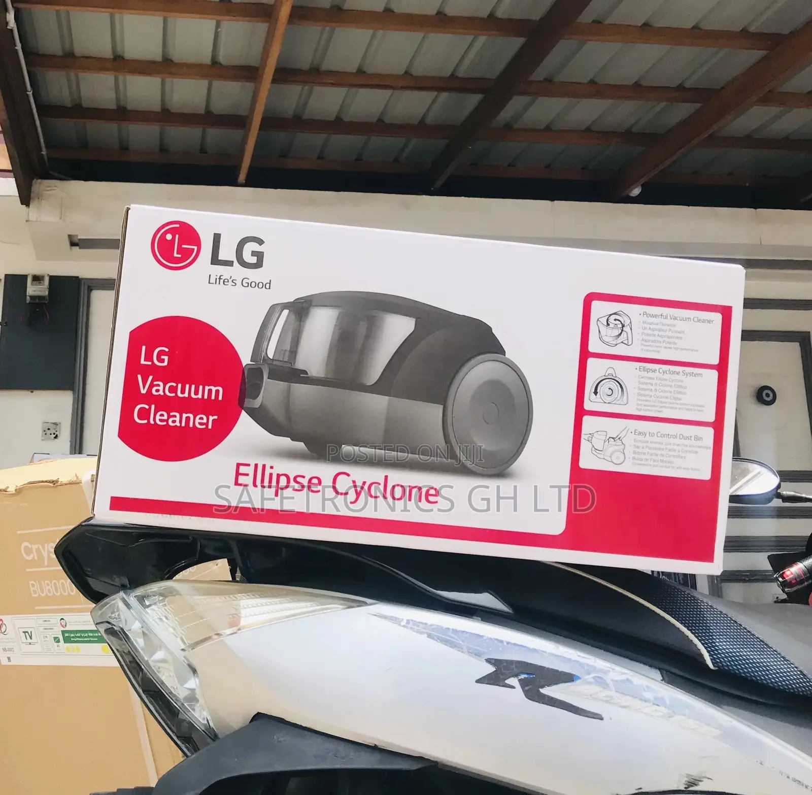 2000W Vc5420nntr Lg Electric Vacuum Cleaner  Black/Red