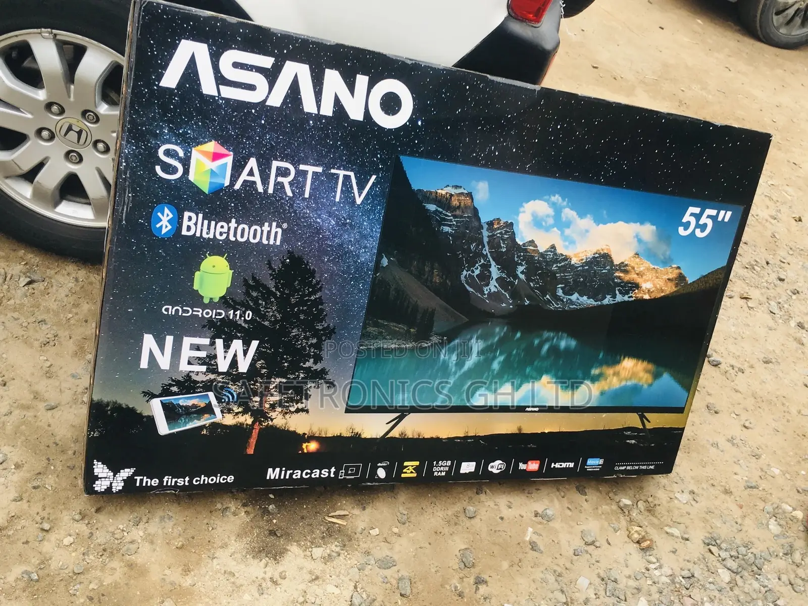 55 Inches Glossy LED Asano UHD Smart + Bluetooth Wireless