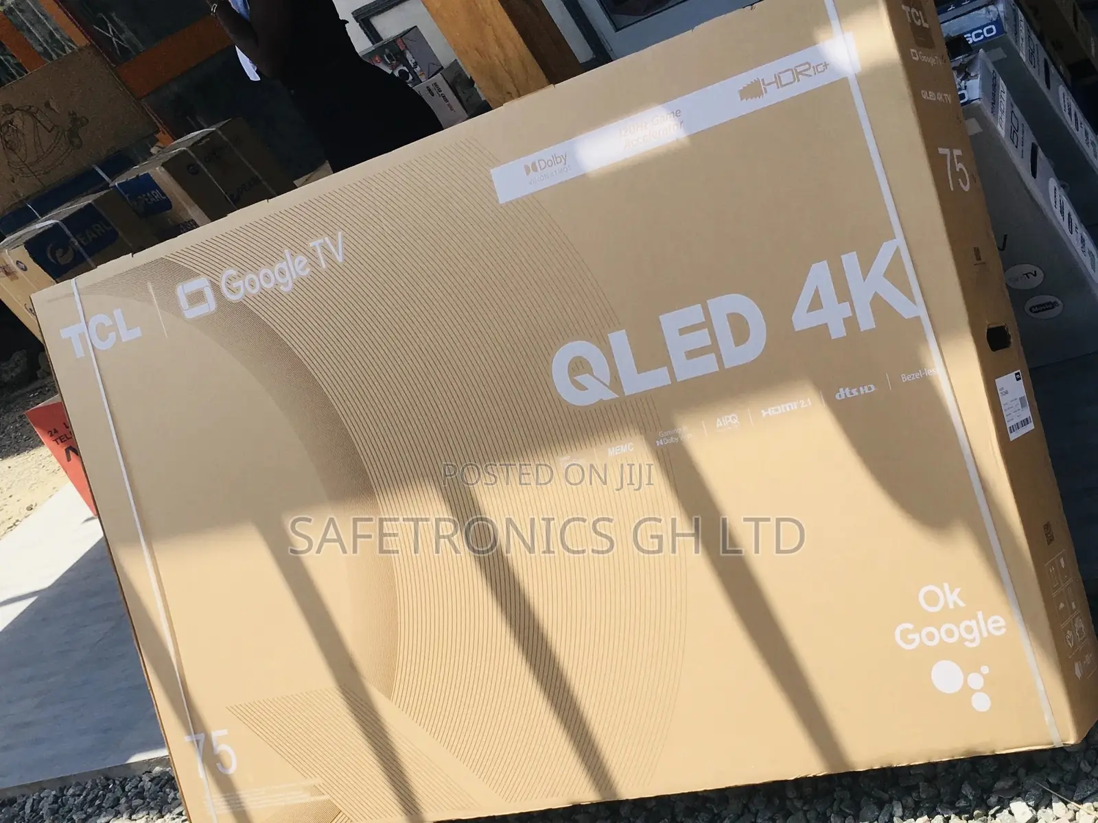 75 Inches Glossy QLED TCL C645 HDR UHD Crystal Tv 
