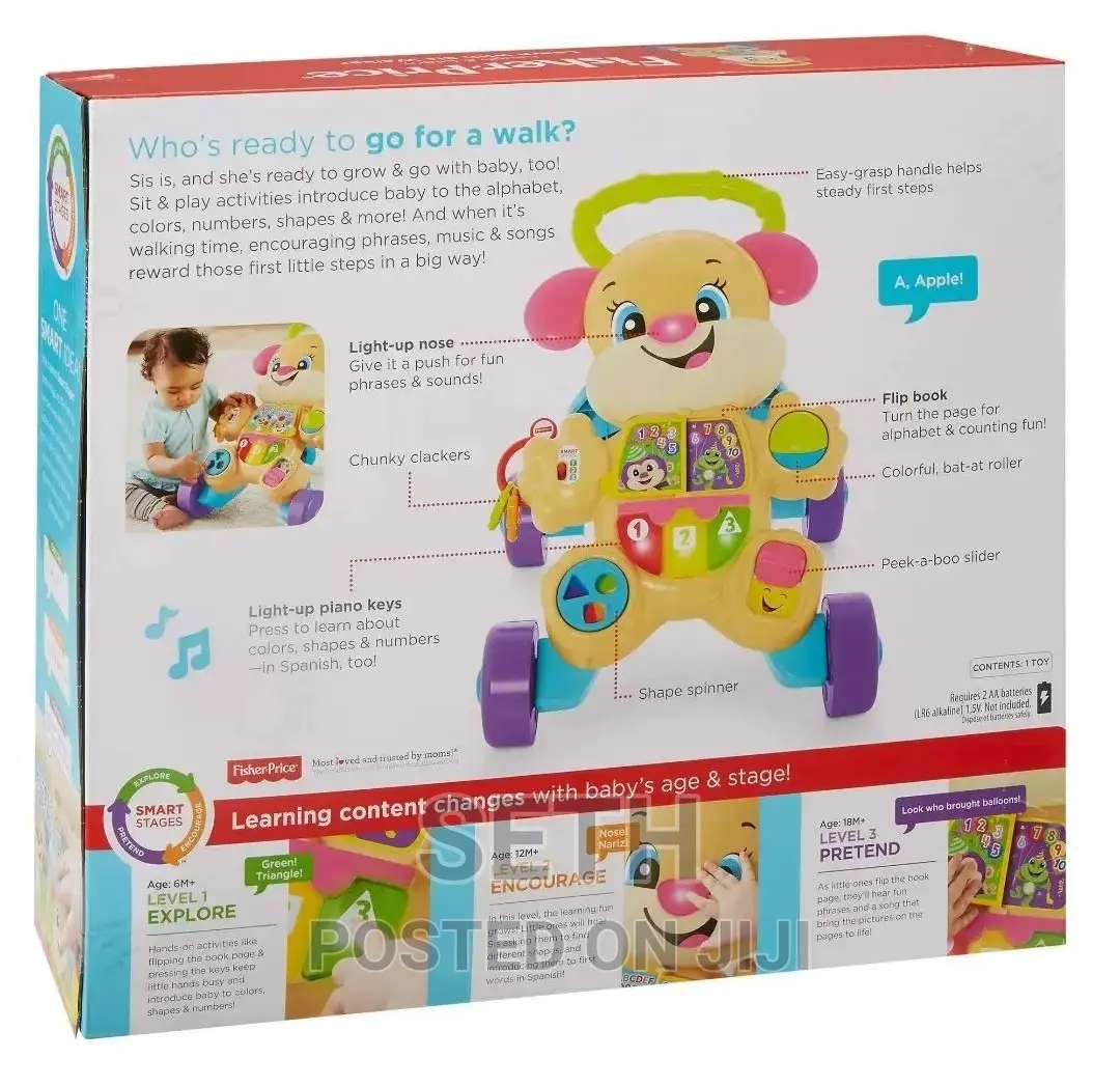 Fisher-Price Smart Stages Learn With Puppy Baby Walker