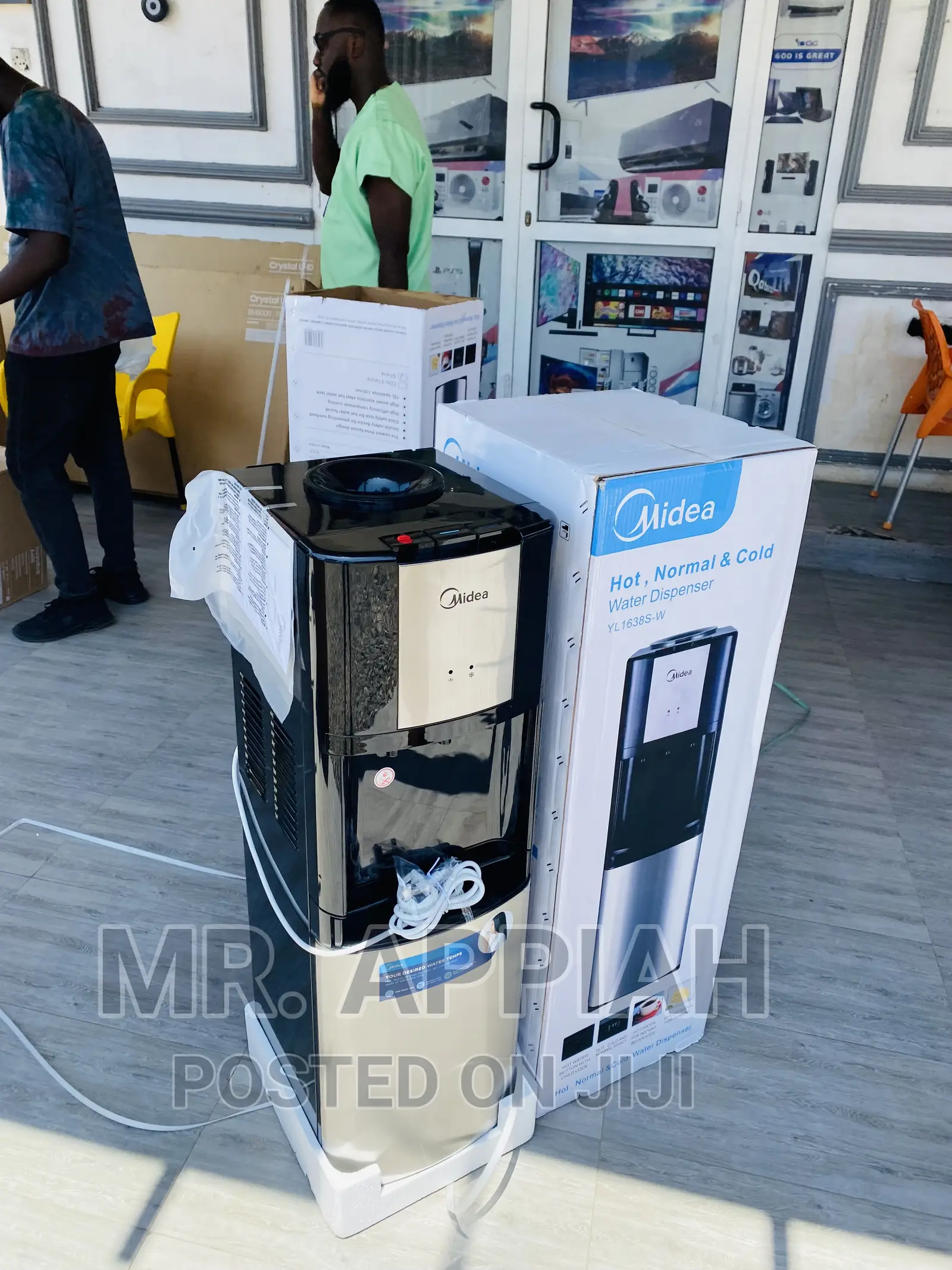 Quality Midea Water Dispenser With Fridge Yl1638s-W(3 Tray)