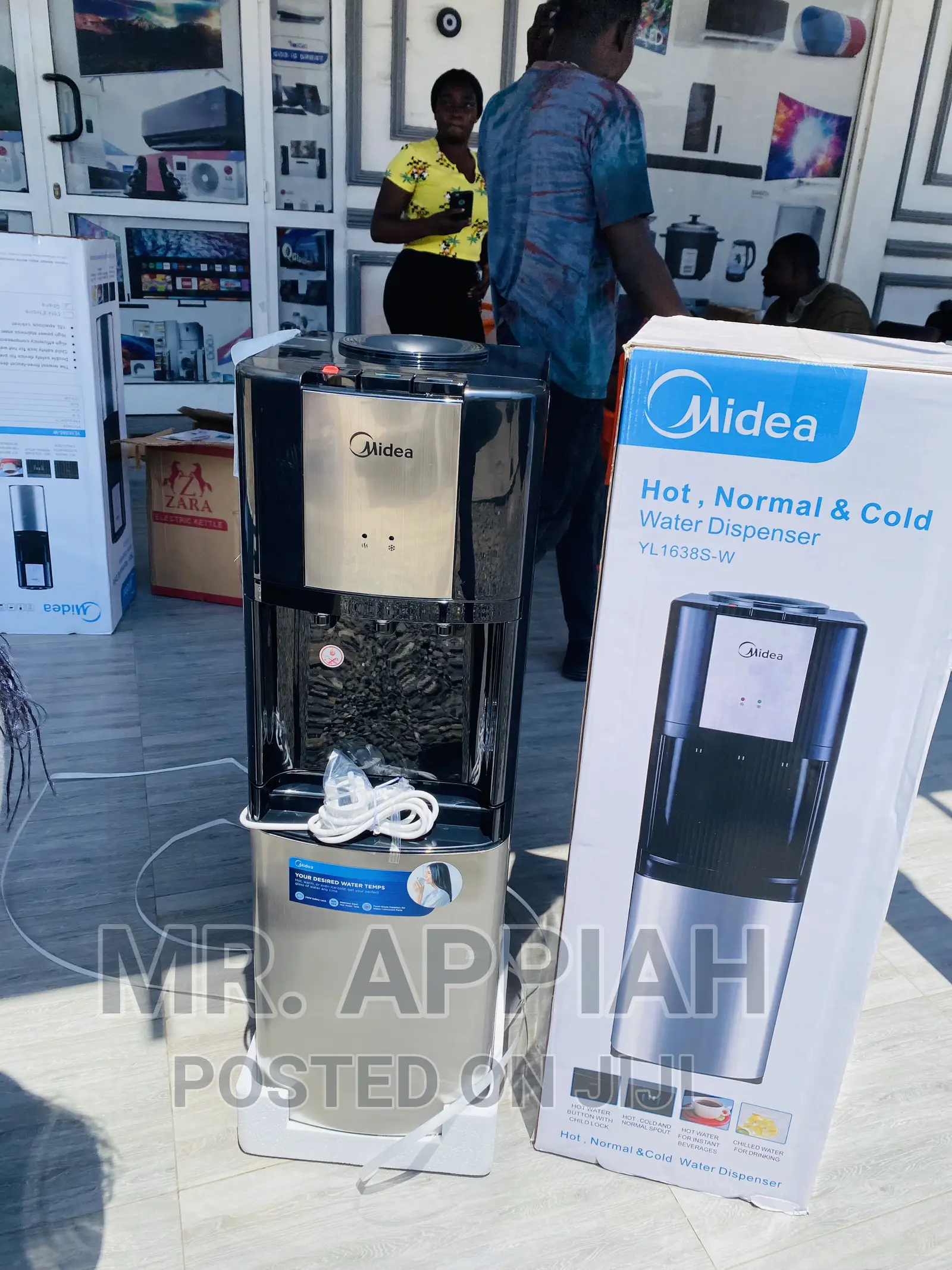Super Cooling Midea Water Dispenser(Yl1638s-W)3 Tray 