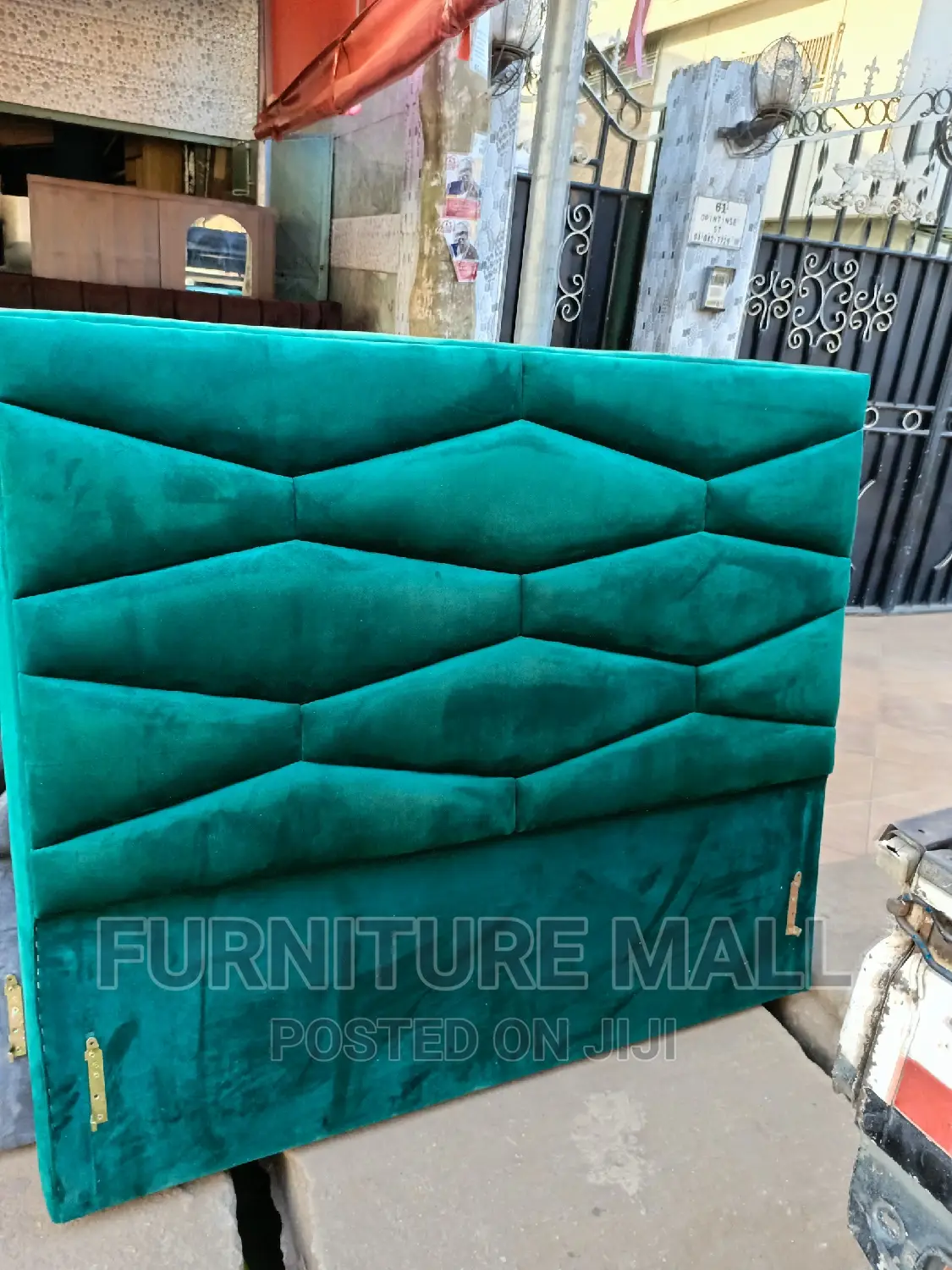 New Army Green Double Bed Frame54x75  . Free Delivery