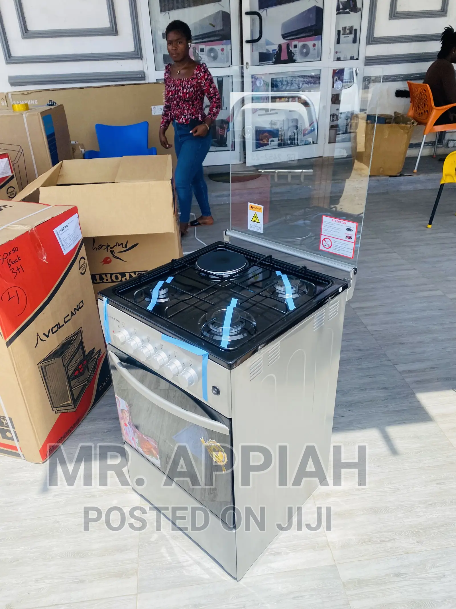 Flame It Up With Volcano 3 Gas Burner + 1 Electric Cooker.