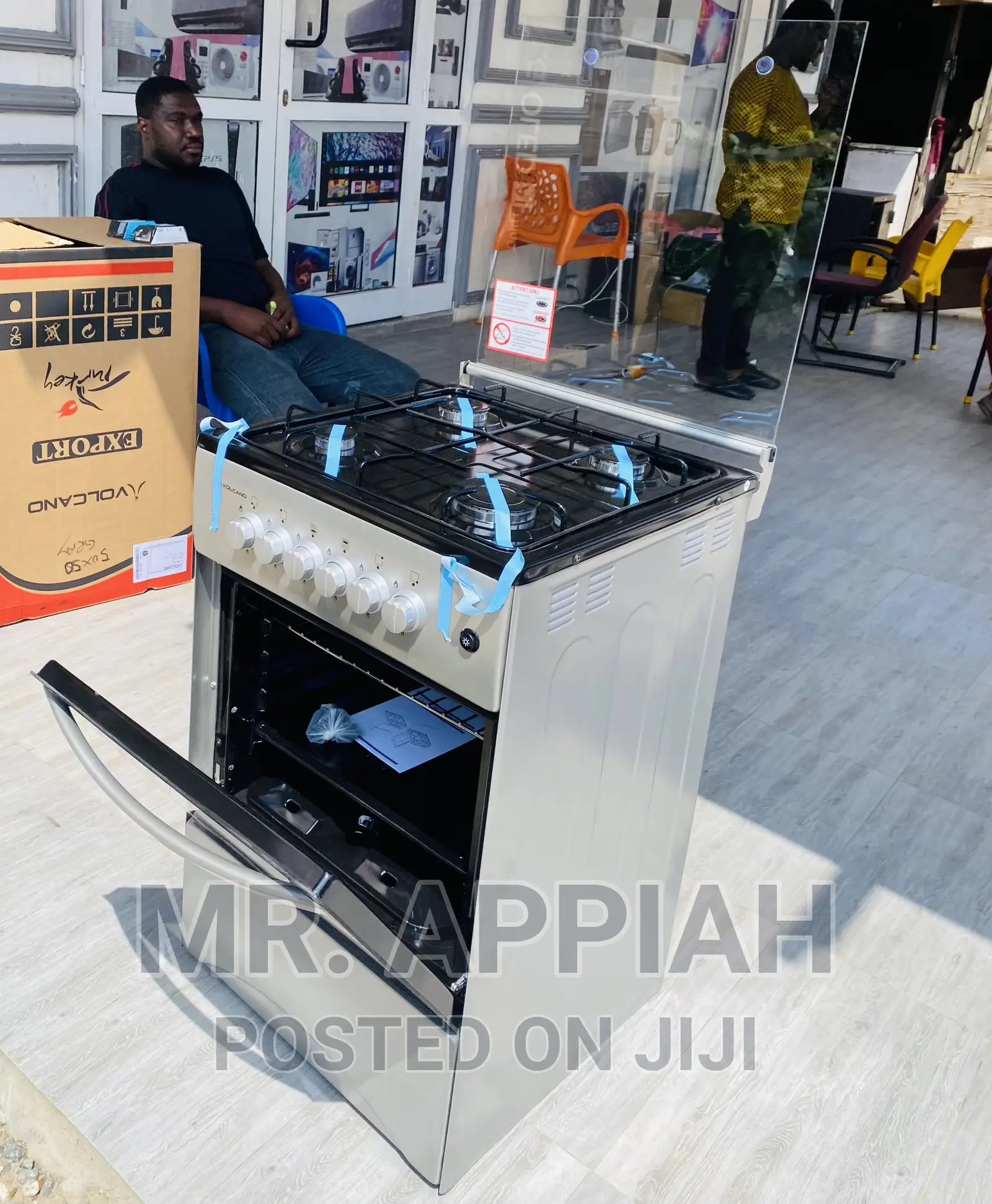 Super Affordable Volcano 50x50 4 Gas Burner + Oven
