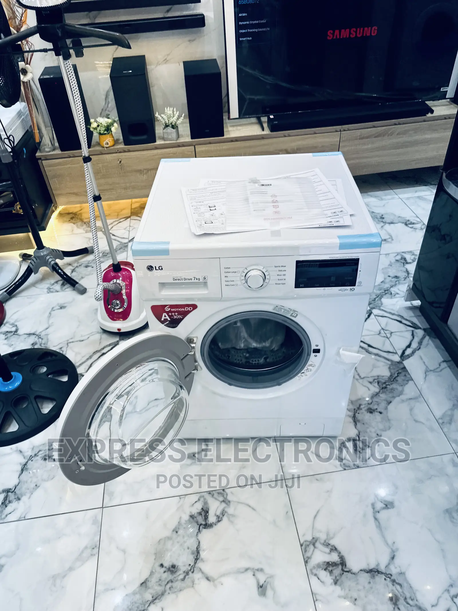 High Quality Sleek White Fh2j3qdnpo LG Washing Machine